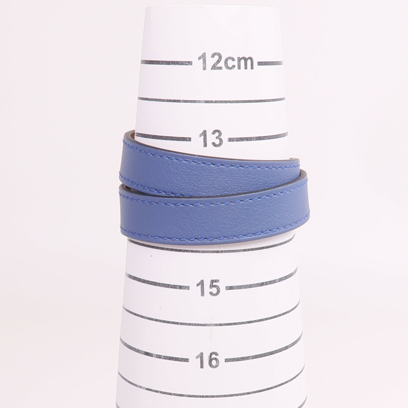 HERMES Swift皮革Kelly Double Tour Bracelet金扣手帶-11