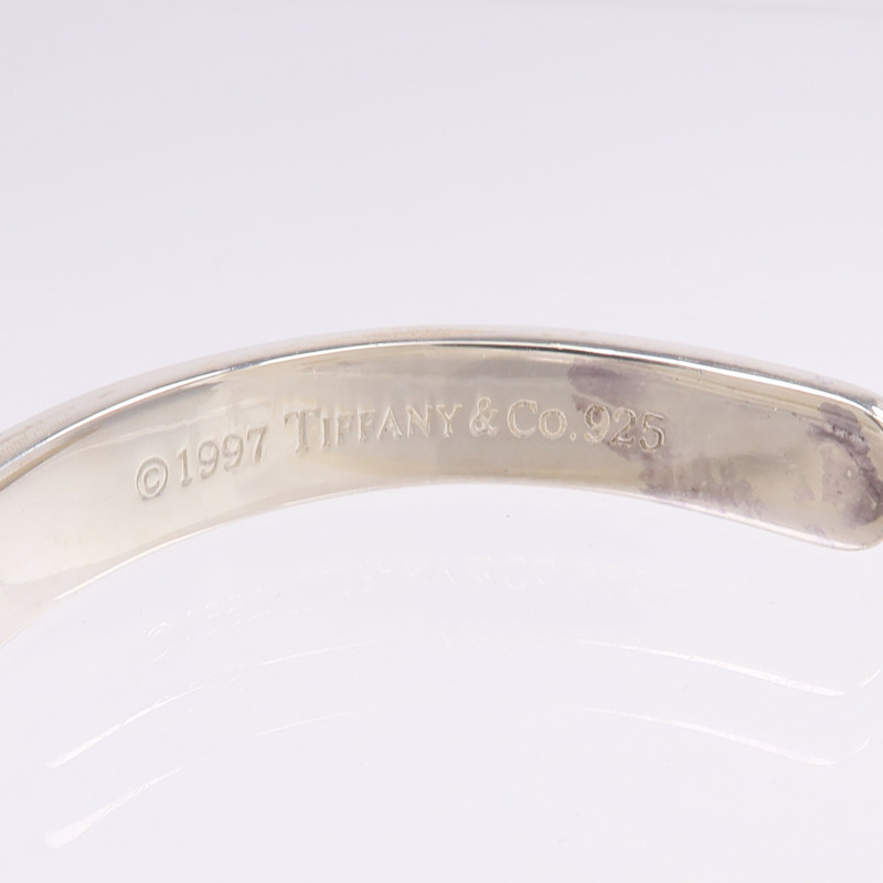 TIFFANY＆CO 925純銀Open Bangle/Bracelet手鐲-4