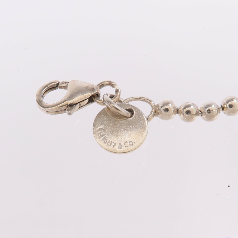 TIFFANY＆CO 925純銀Round Disc Necklace項鍊-6