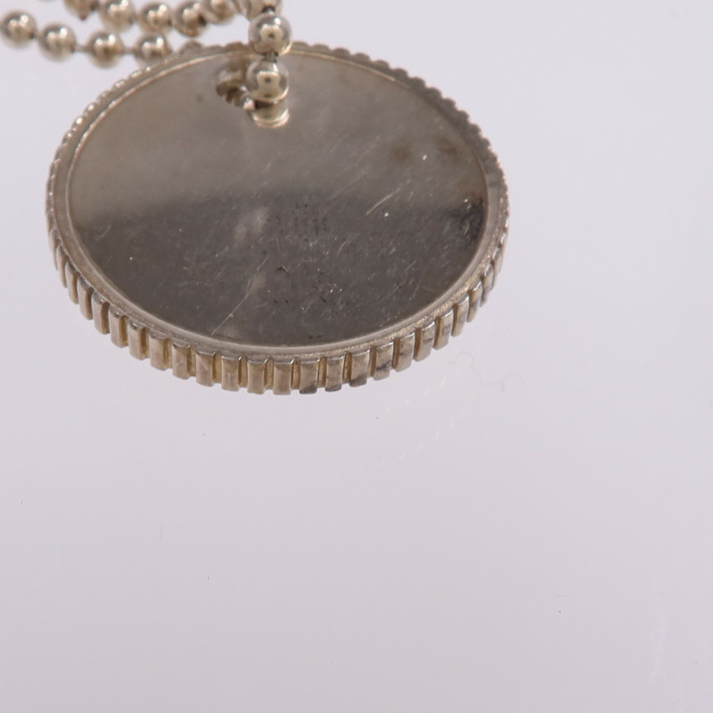 TIFFANY＆CO 925純銀Round Disc Necklace項鍊-8