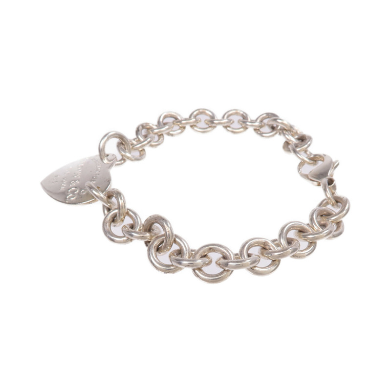 TIFFANY＆CO 925純銀Return To Heart Tag Bracelet手鏈-1