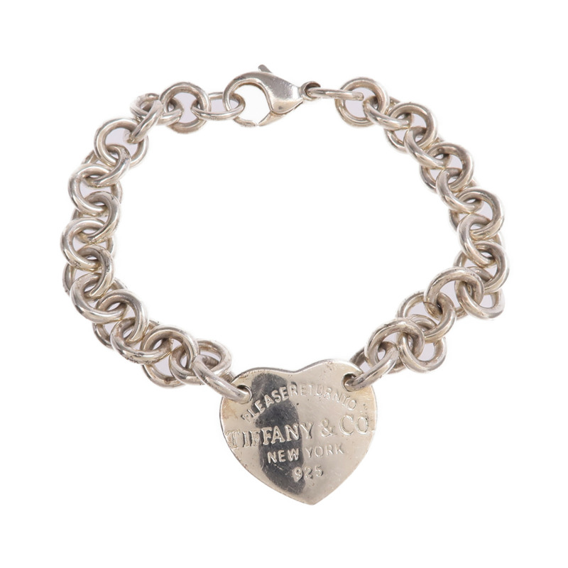 TIFFANY＆CO 925純銀Return To Heart Tag Bracelet手鏈-3
