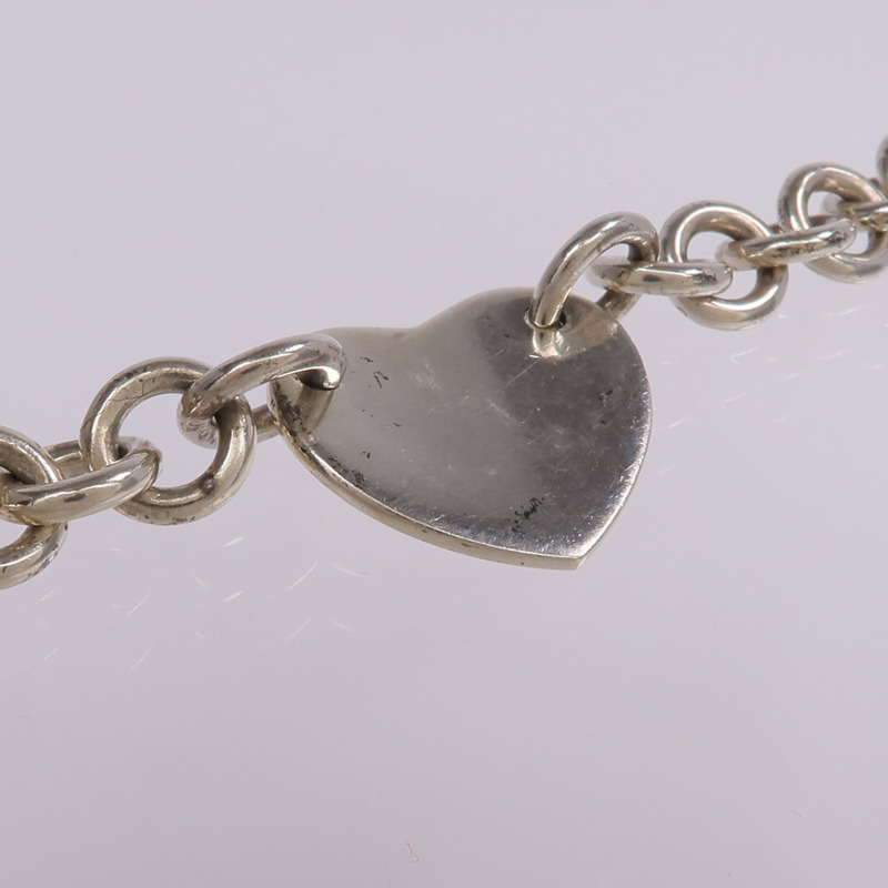 TIFFANY＆CO 925純銀Return To Heart Tag Bracelet手鏈-7