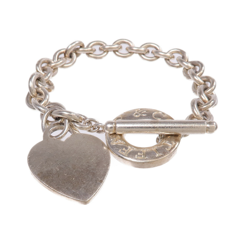 TIFFANY&CO 925純銀Return To Heart Tag Bracelet手鏈-0