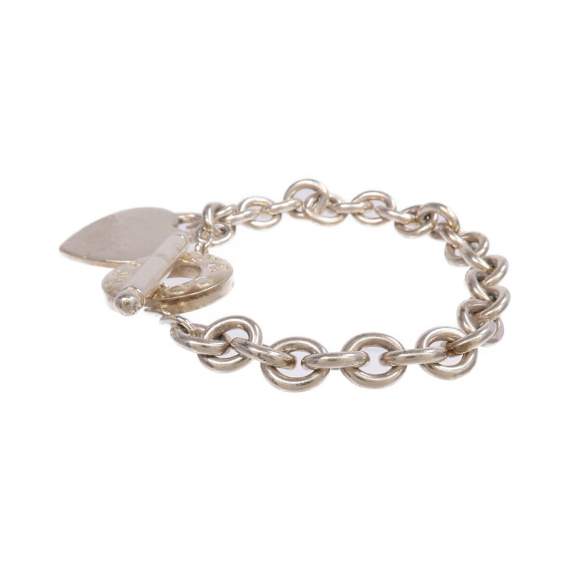 TIFFANY&CO 925純銀Return To Heart Tag Bracelet手鏈-1