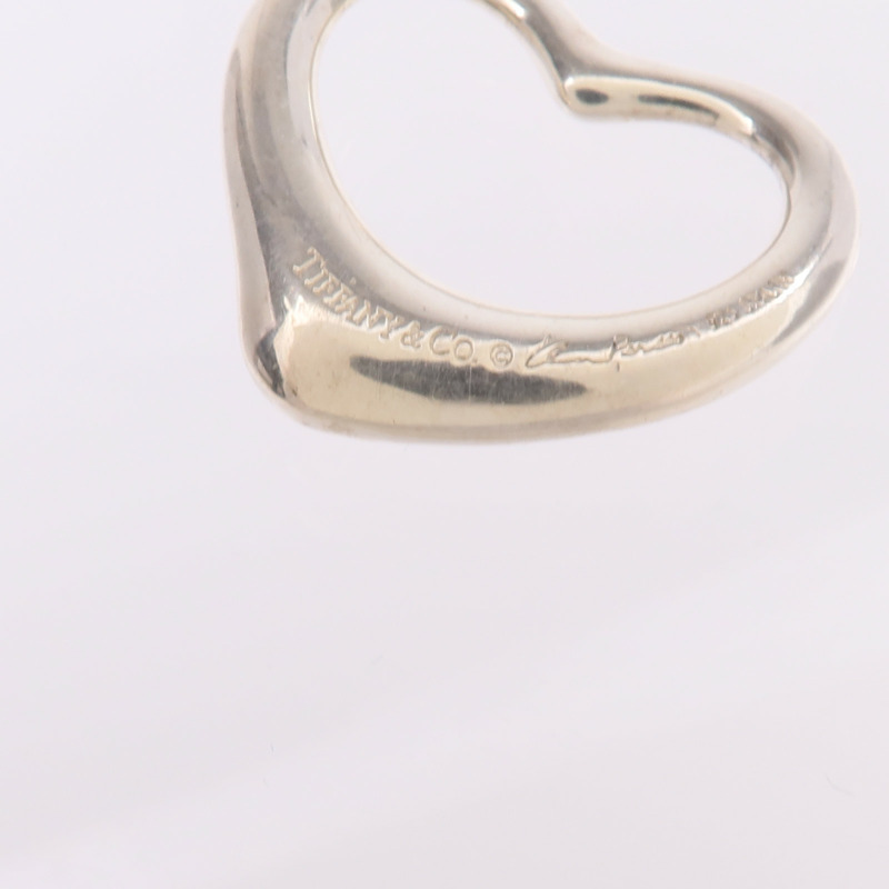TIFFANY＆CO 925純銀Heart Pendant Top吊墜-5