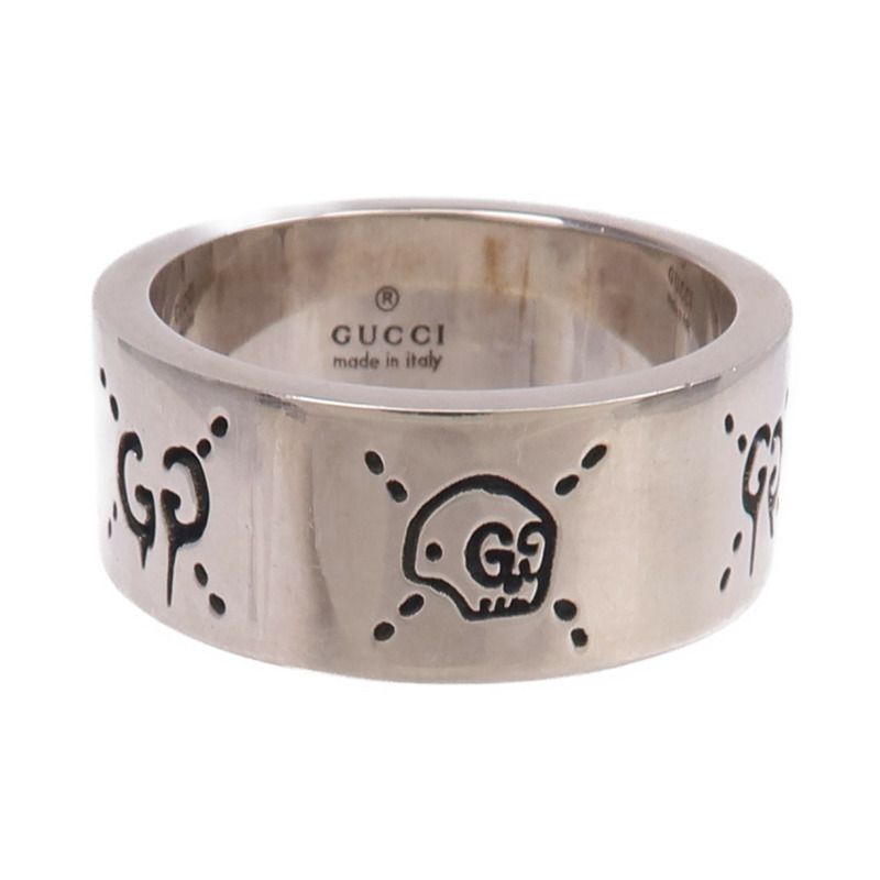 GUCCI 925純銀Ghost Ring戒指US#8.5-1