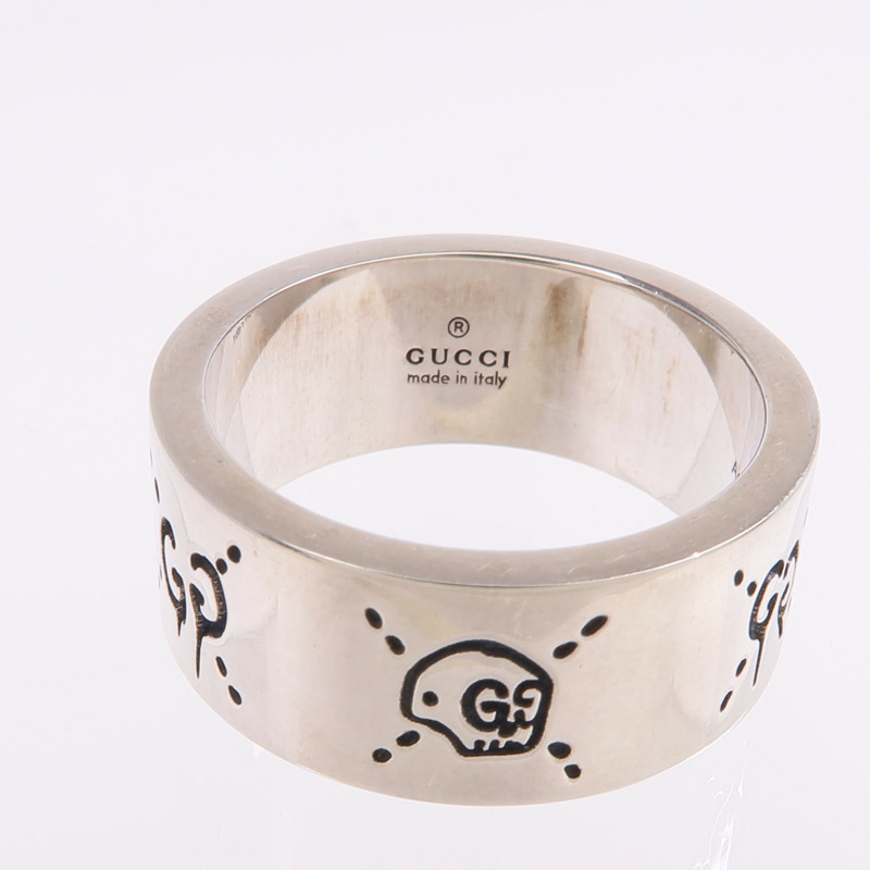 GUCCI 925純銀Ghost Ring戒指US#8.5-6