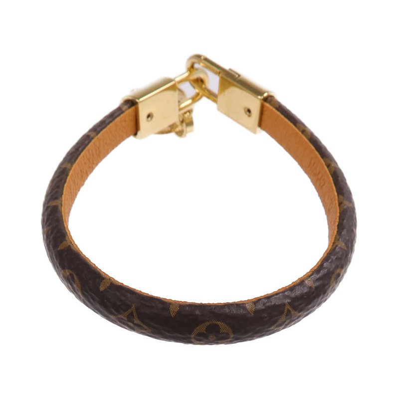 LOUIS VUITTON Monogram Tribute Bracelet金扣手帶-2