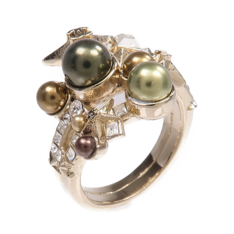 CHANEL 金屬Ring戒指US#6.5-0