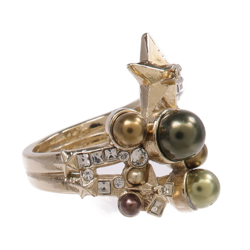 CHANEL 金屬Ring戒指US#6.5-3