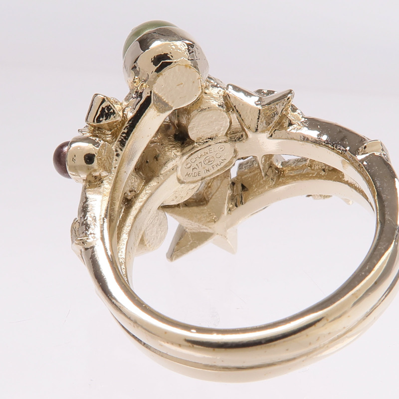 CHANEL 金屬Ring戒指US#6.5-4
