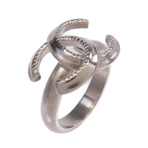CHANEL 金屬Ring戒指US#6.25