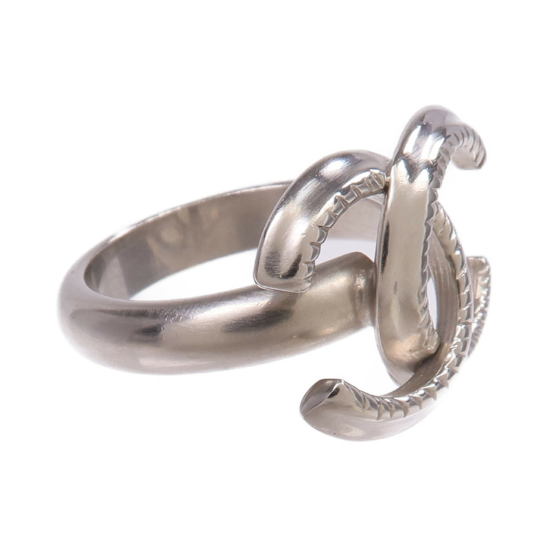 CHANEL 金屬Ring戒指US#6.25-3