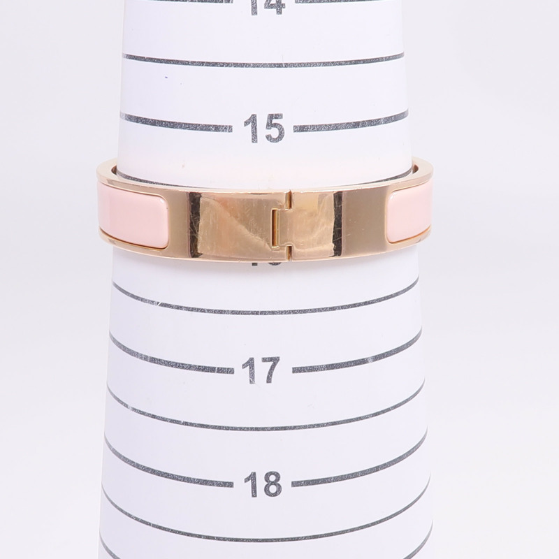 HERMES 金屬/琺瑯Clic H手鐲-9