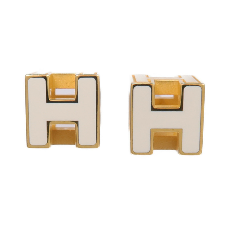 HERMES 金屬H Cube Earrings耳環-0