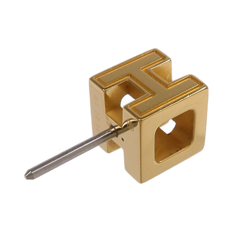 HERMES 金屬H Cube Earrings耳環-3