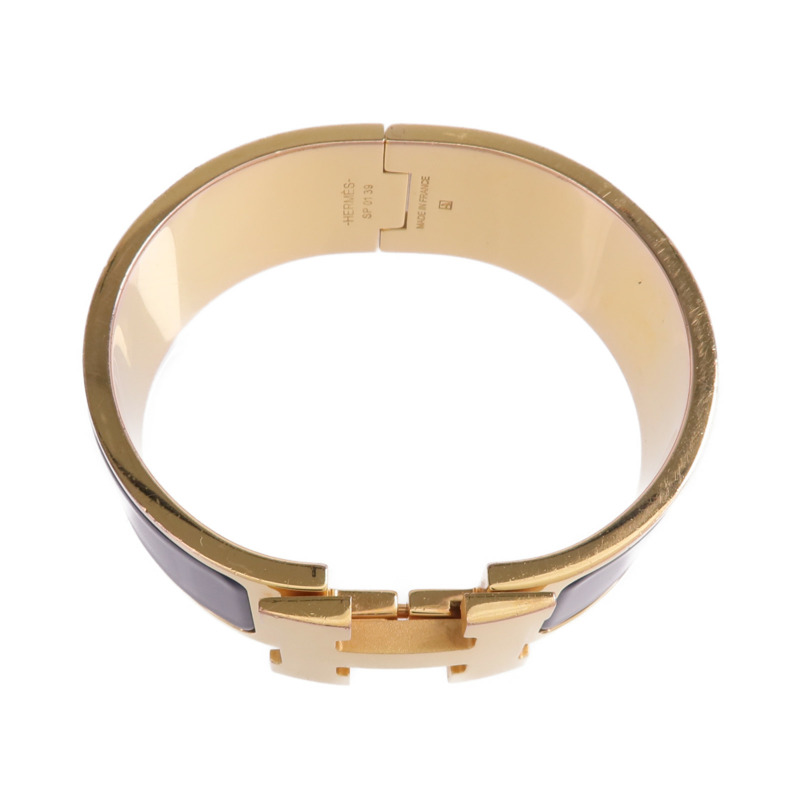 HERMES 金屬/琺瑯Clic Clac H手鐲-3