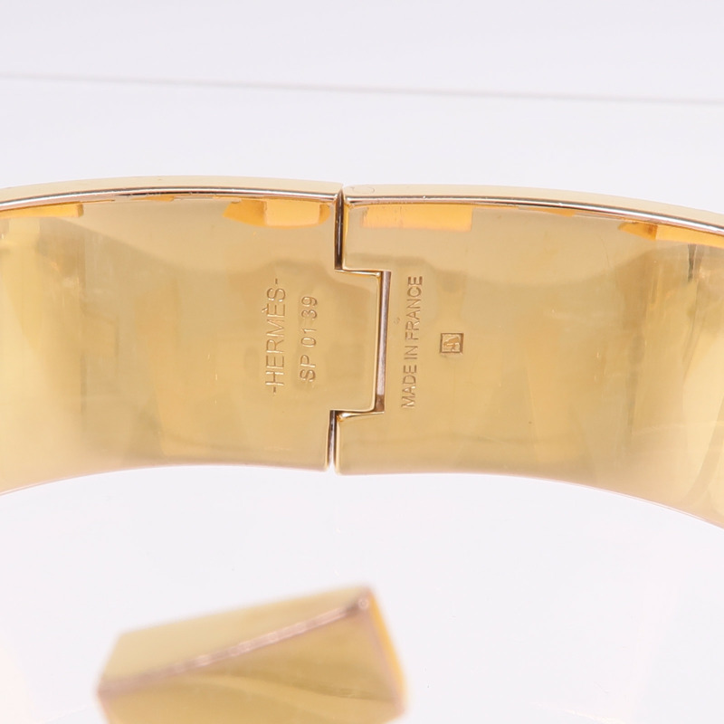 HERMES 金屬/琺瑯Clic Clac H手鐲-6
