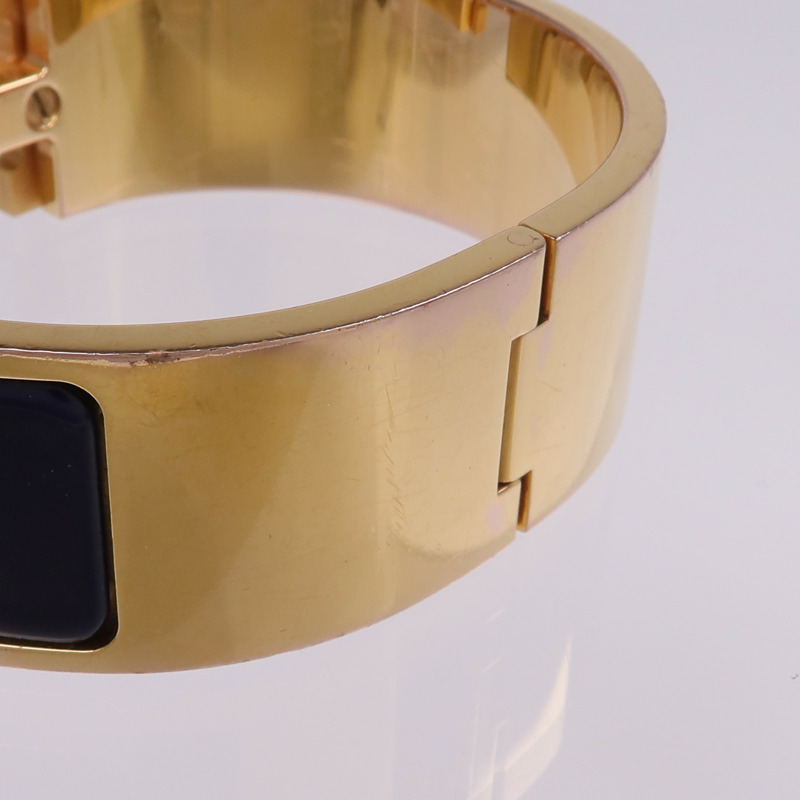 HERMES 金屬/琺瑯Clic Clac H手鐲-8