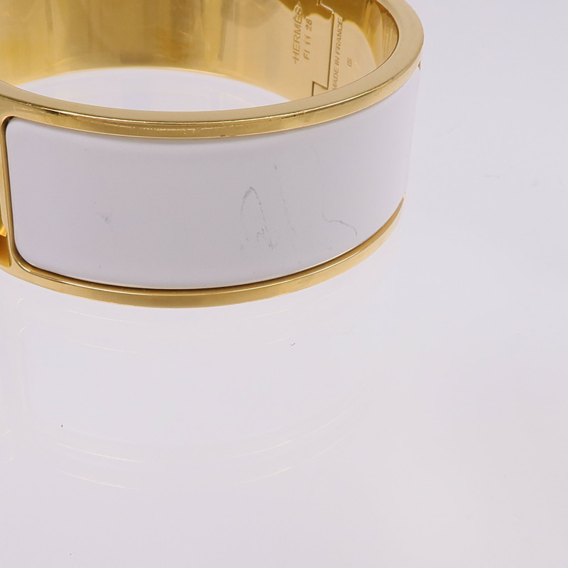 HERMES 金屬/琺瑯Clic Clac H手鐲-8