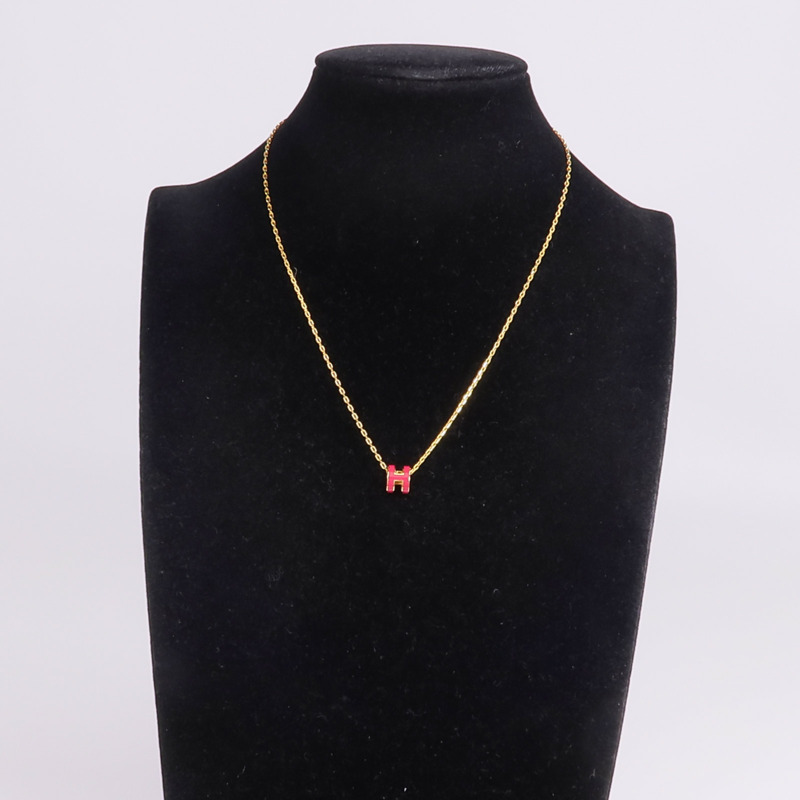 HERMES 金屬Mini Pop H項鍊-8
