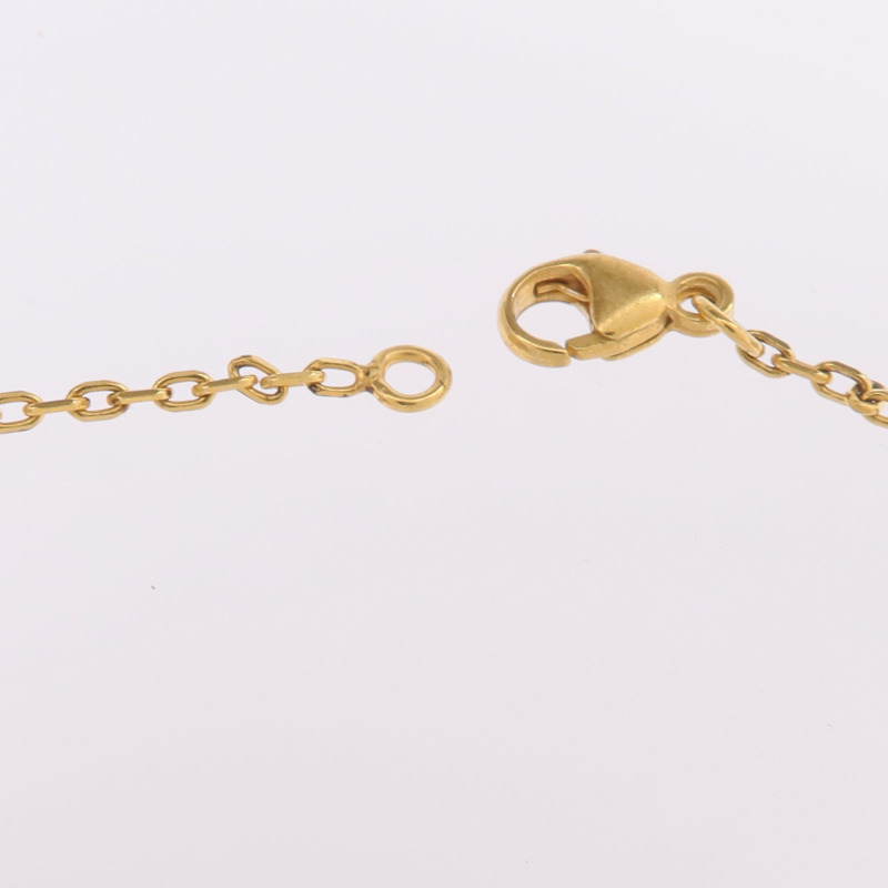 HERMES 金屬/Swift皮革O'Maillon Pendant項鍊-5