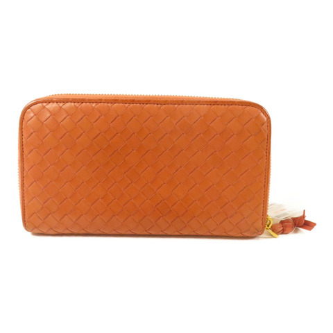 BOTTEGA VENETA 織紋皮革Long Wallet金扣長錢包