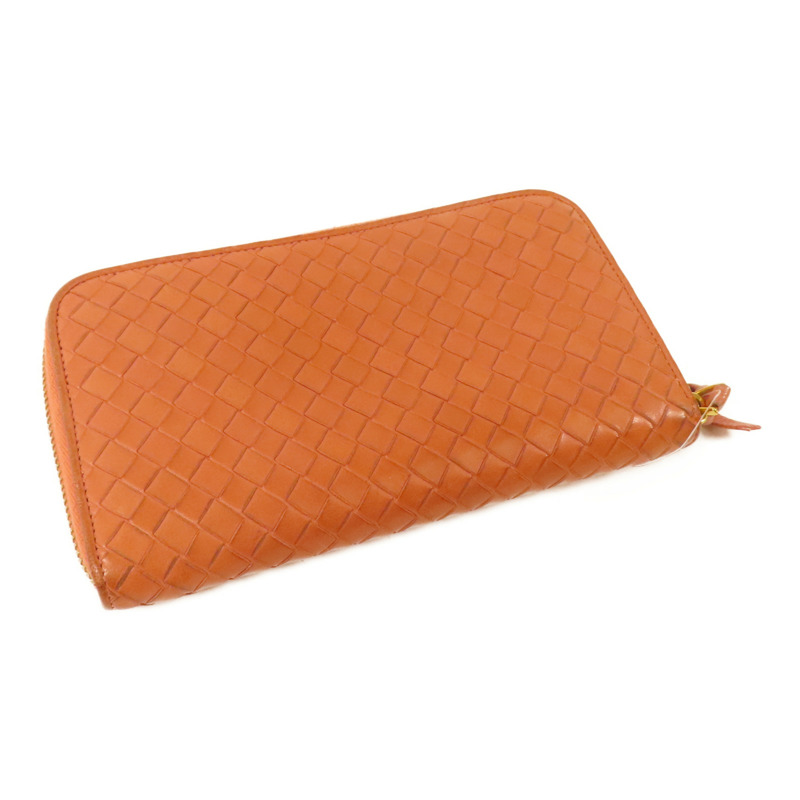 BOTTEGA VENETA 織紋皮革Long Wallet金扣長錢包-3