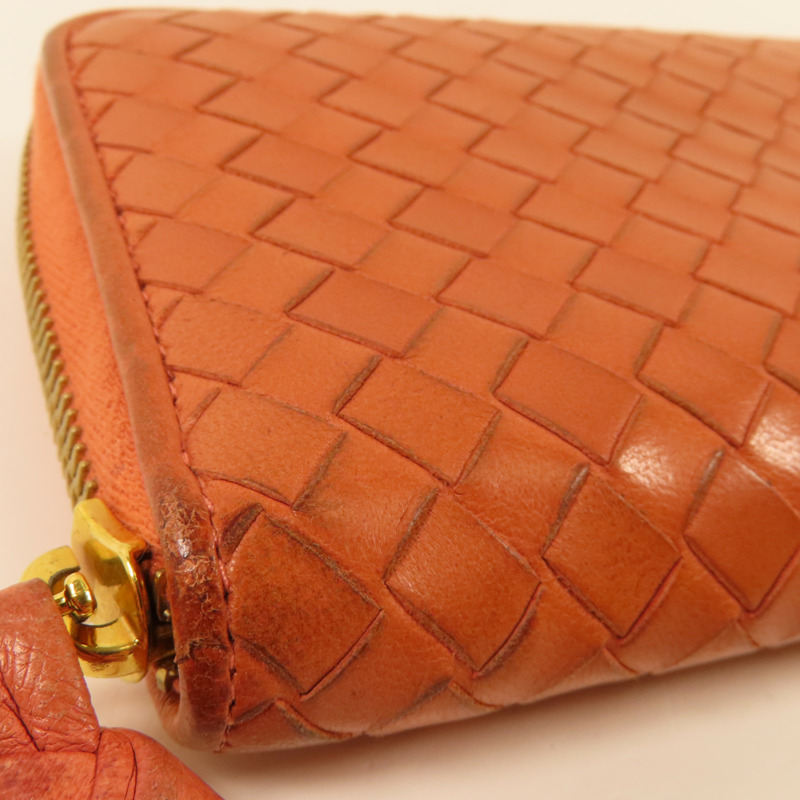 BOTTEGA VENETA 織紋皮革Long Wallet金扣長錢包-8