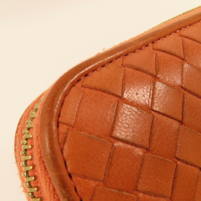 BOTTEGA VENETA 織紋皮革Long Wallet金扣長錢包-9