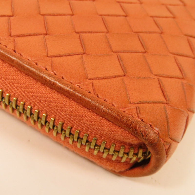 BOTTEGA VENETA 織紋皮革Long Wallet金扣長錢包-12