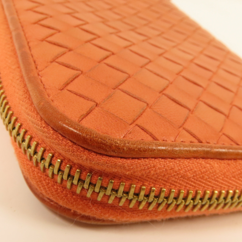 BOTTEGA VENETA 織紋皮革Long Wallet金扣長錢包-13