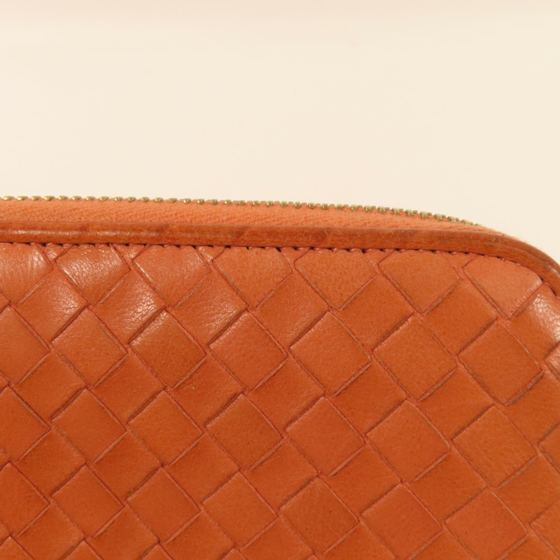 BOTTEGA VENETA 織紋皮革Long Wallet金扣長錢包-14