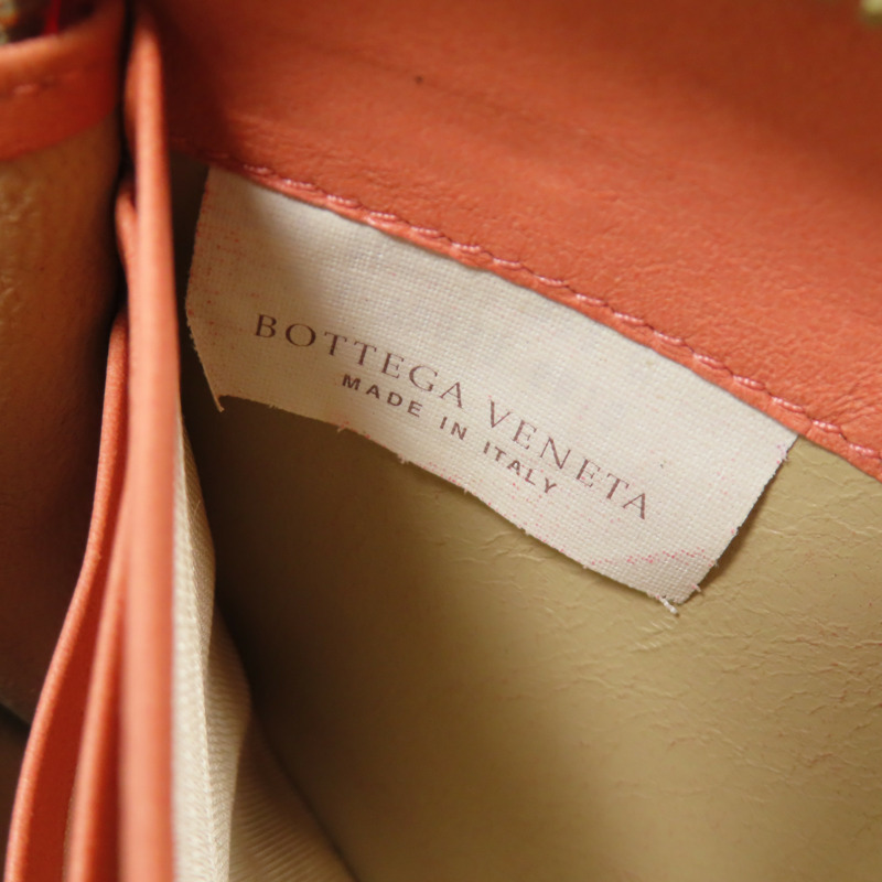 BOTTEGA VENETA 織紋皮革Long Wallet金扣長錢包-17