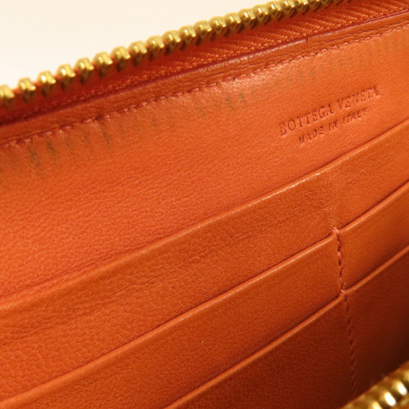 BOTTEGA VENETA 織紋皮革Long Wallet金扣長錢包-21