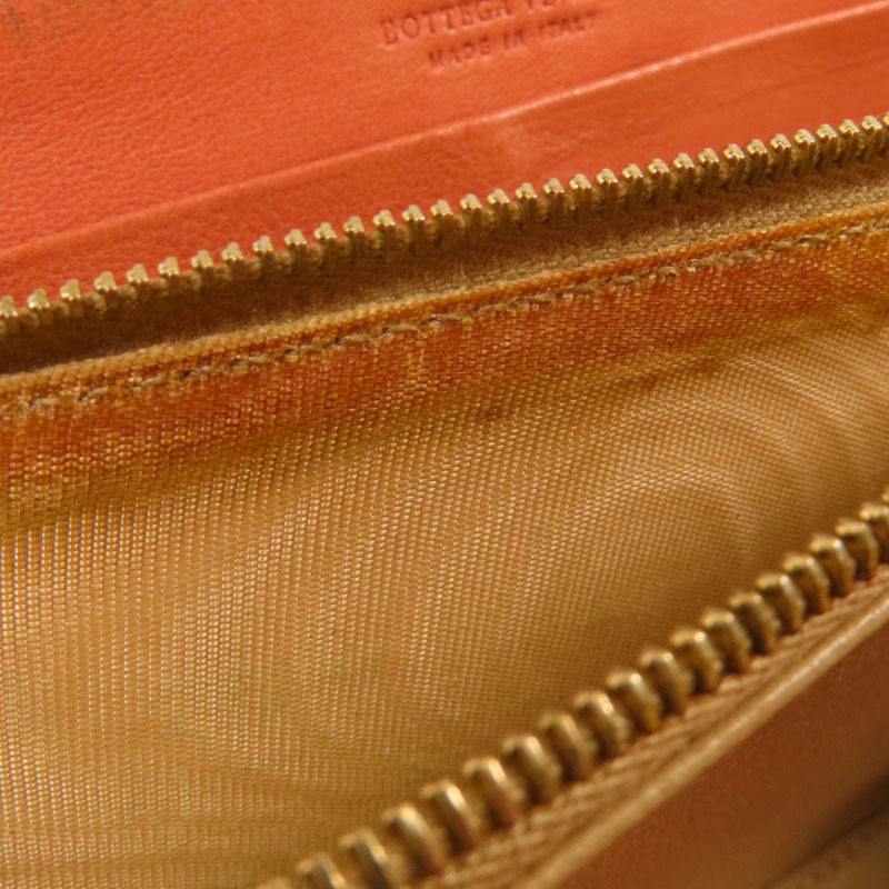 BOTTEGA VENETA 織紋皮革Long Wallet金扣長錢包-23