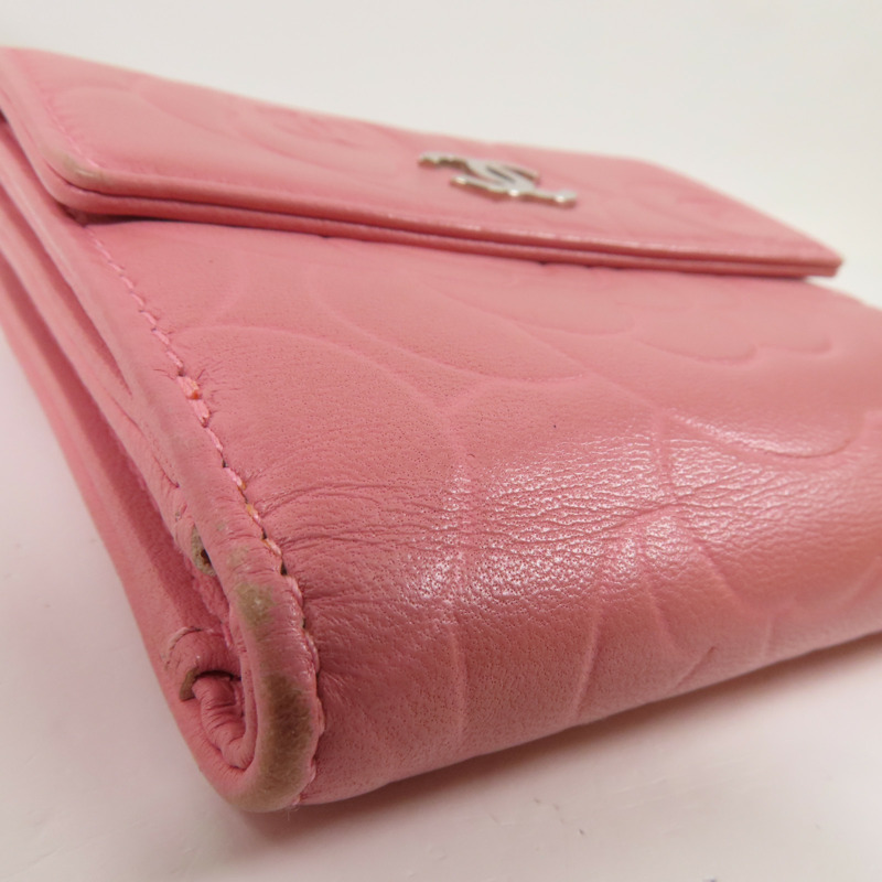 CHANEL 羊皮皮革Wallet銀扣錢包-6