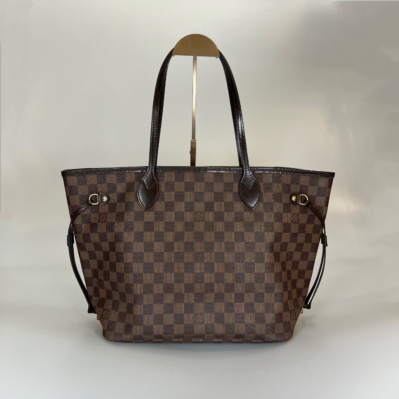 LV N51105 棋盤格NEVERFULL MM 托特包-1