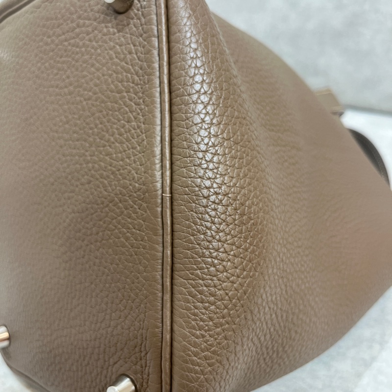 愛馬仕菜籃子 Picotin 18（大象灰/銀）-9