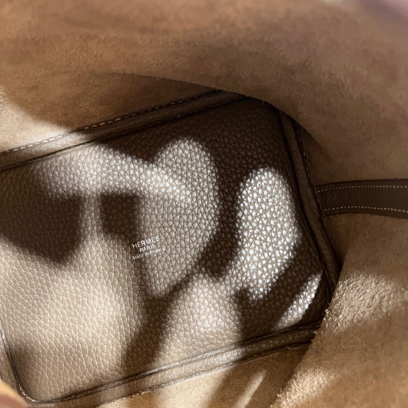 愛馬仕菜籃子 Picotin 18（大象灰/銀）-10