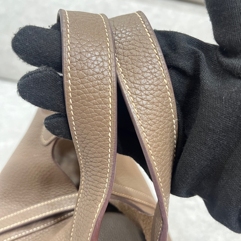 愛馬仕菜籃子 Picotin 18（大象灰/銀）-14