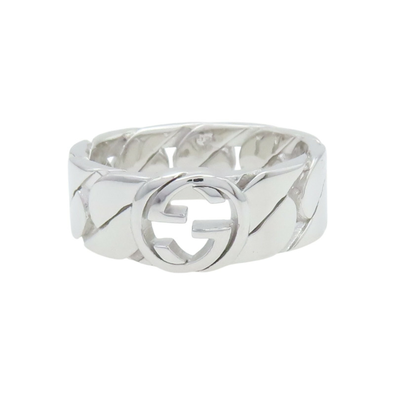 925純銀 Interlocking G 戒指【GUCCI 古馳】-2