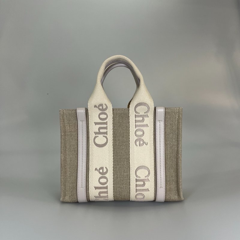 CHLOE 粉紫色WOODY兩用包小號-1