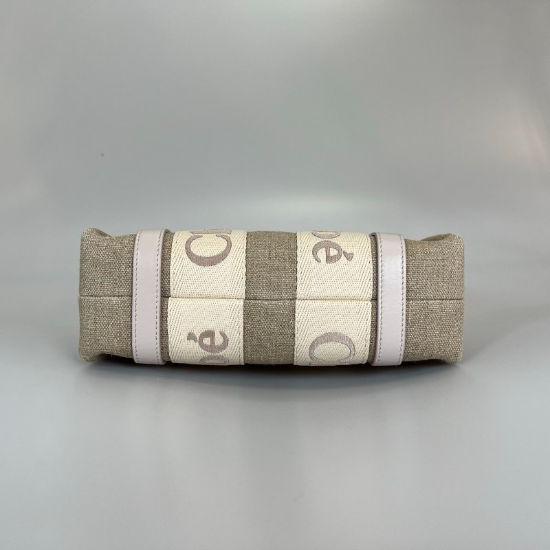 CHLOE 粉紫色WOODY兩用包小號-4