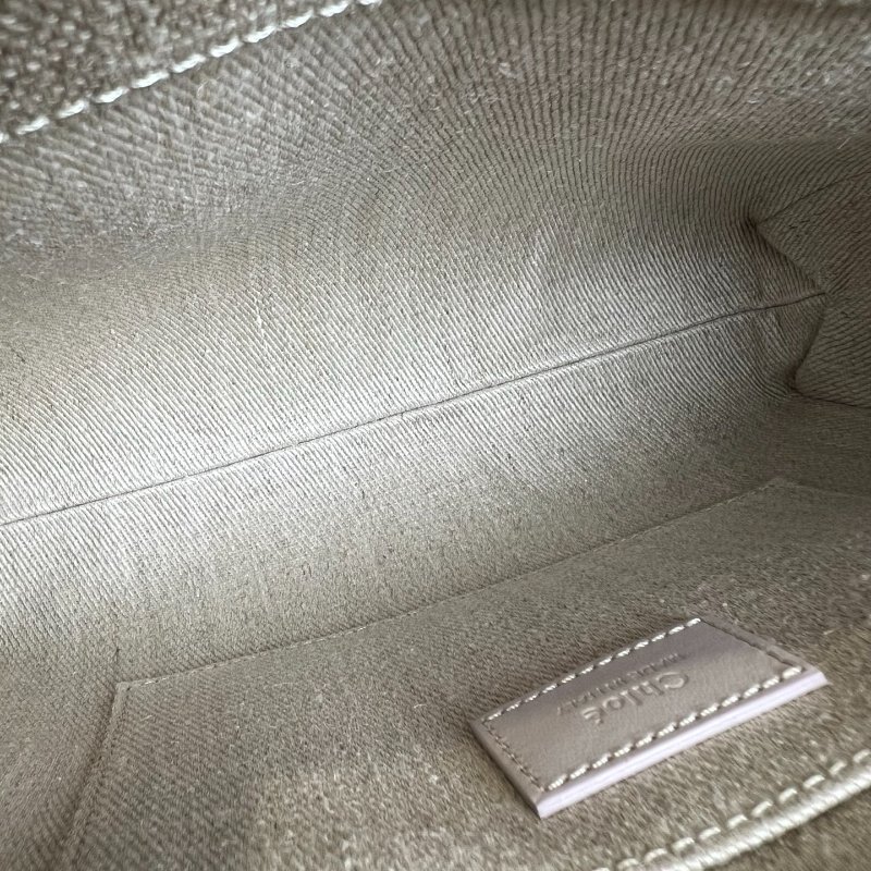 CHLOE 粉紫色WOODY兩用包小號-5