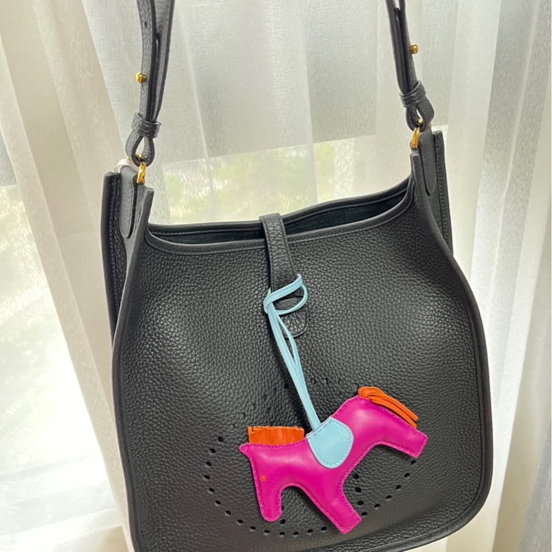 愛馬仕Evelyne 29/黑金-0