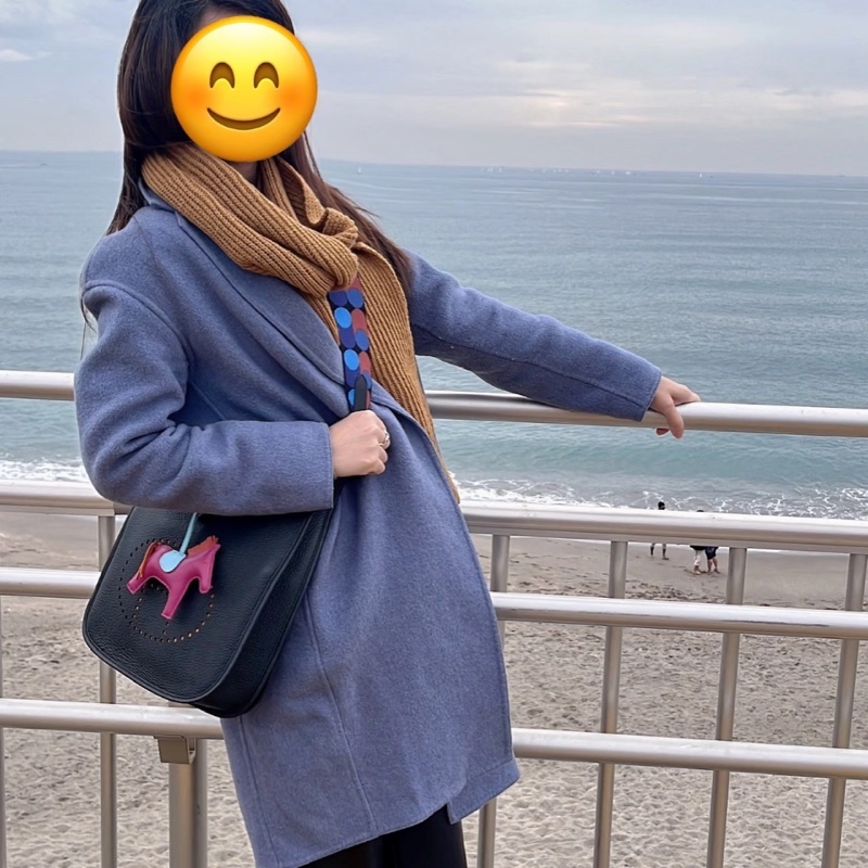 愛馬仕Evelyne 29/黑金-3