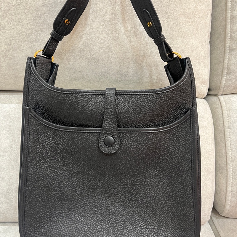 愛馬仕Evelyne 29/黑金-6