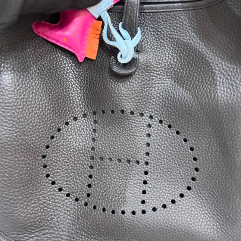 愛馬仕Evelyne 29/黑金-14